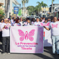 Realizan en San Cristóbal caminata de concientización sobre el Cáncer de Mama