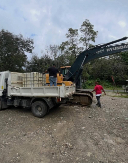Autoridades intervienen comunidades afectadas por lluvias en Cambita