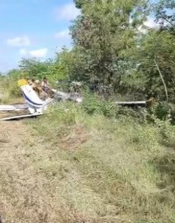 Autoridades de RD investigan accidente aéreo donde dos personas quedaron heridas