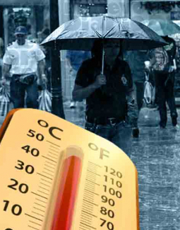 Meteorología informa de chubascos en algunas provincias del país 