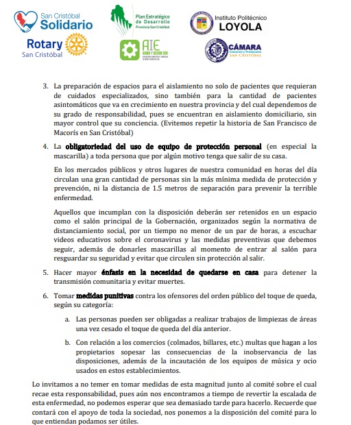 comunicado instituciones 2